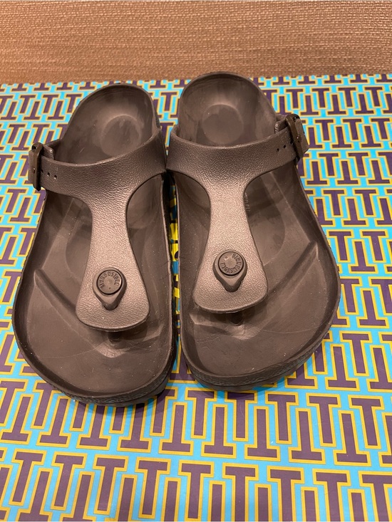 Birkenstock Shoes - Birkenstock Brown EVA Thong Sandals